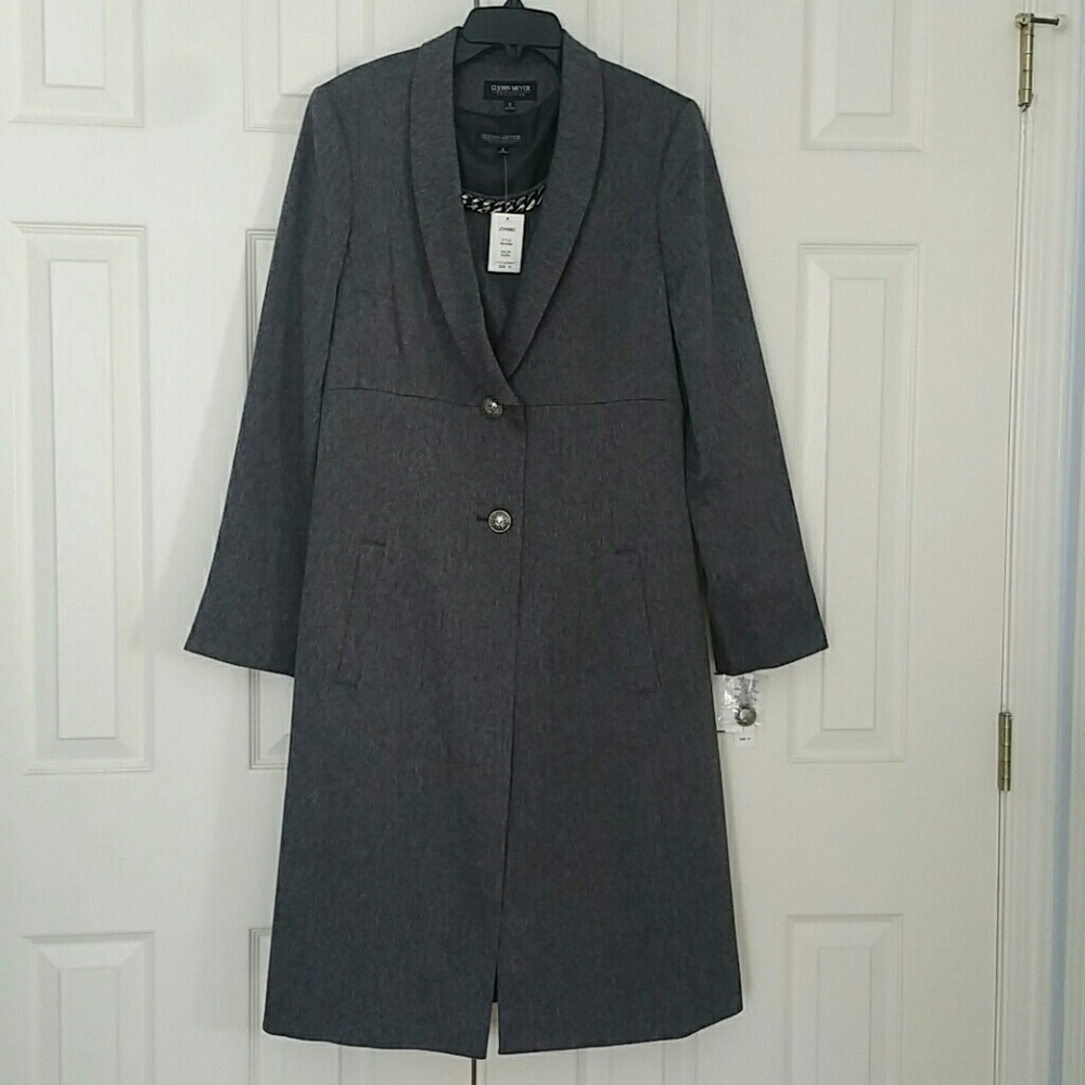 NWT John Meyer 2-Piece Dress Coat Suit Size 10